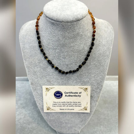 Çocuk Şifa Kaynağı Sertifikalı Multicolor Renk Süzmesi Damla Kehribar Kolye