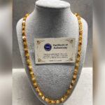 Yetişkin Şifa Kaynağı Orijinal Damla Kehribar Kolye Küp Kesim Küp 14gr