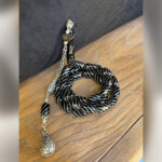 Çift Usta Işçilikli Gümüş Işlemeli Orijinal Çeşmi Bülbül Model Erzurum Oltu Tesbih - Görsel 2