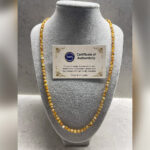 Yetişkin Şifa Kaynağı Orijinal Damla Kehribar Kolye Küp Kesim Küp 9 gr - Görsel 2