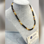 Çocuk Şifa Kaynağı Orijinal Sertifikalı Multicolor Damla Kehribar Kolye - Görsel 2