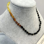 Çocuk Şifa Kaynağı Sertifikalı Multicolor Renk Süzmesi Damla Kehribar Kolye - Görsel 2