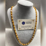 Yetişkin Şifa Kaynağı Orijinal Damla Kehribar Kolye Küp Kesim Küp 14gr - Görsel 2