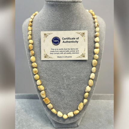 Yetişkin Şifa Kaynağı Sertifikalı Seccar (kayanın Özü) Damla Kehribar Kolye