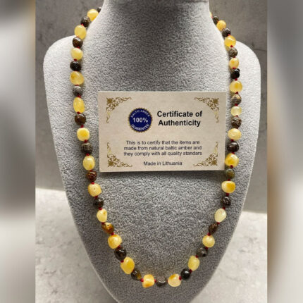 Yetişkin Şifa Kaynağı Orijinal Sertifikalı Damla Kehribar Kolye