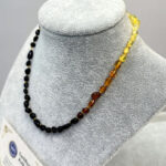 Çocuk Şifa Kaynağı Sertifikalı Multicolor Renk Süzmesi Damla Kehribar Kolye - Görsel 3