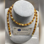 Yetişkin Şifa Kaynağı Orijinal Damla Kehribar Kolye Küp Kesim Küp 14gr - Görsel 3