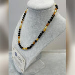 Çocuk Şifa Kaynağı Orijinal Sertifikalı Multicolor Damla Kehribar Kolye - Görsel 3