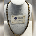 Yetişkin Şifa Kaynağı Orijinal Sertifikalı Fosilli Damla Kehribar Yetişkin Kolye - Görsel 2