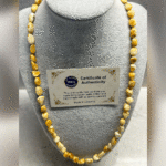 Yetişkin Şifa Kaynağı Orijinal Sertifikalı Seccar Damla Kehribar Yetişkin Kolye - Görsel 2