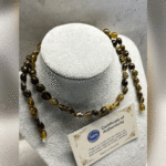 Yetişkin Şifa Kaynağı Orijinal Sertifikalı Fosilli Damla Kehribar Yetişkin Kolye - Görsel 3