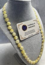 Şifa Kaynağı Özel Tasarım Kadın Damla Kehribar Kolye Unisex