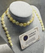 Şifa Kaynağı Özel Tasarım Kadın Damla Kehribar Kolye Unisex - Görsel 4