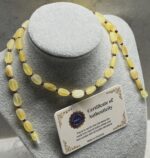 Yetişkin Şifa Kaynağı Cilasız Orijinal Sertifikalı Damla Kehribar Kolye - Görsel 4