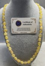 Yetişkin Şifa Kaynağı Cilasız Orijinal Sertifikalı Damla Kehribar Kolye - Görsel 3